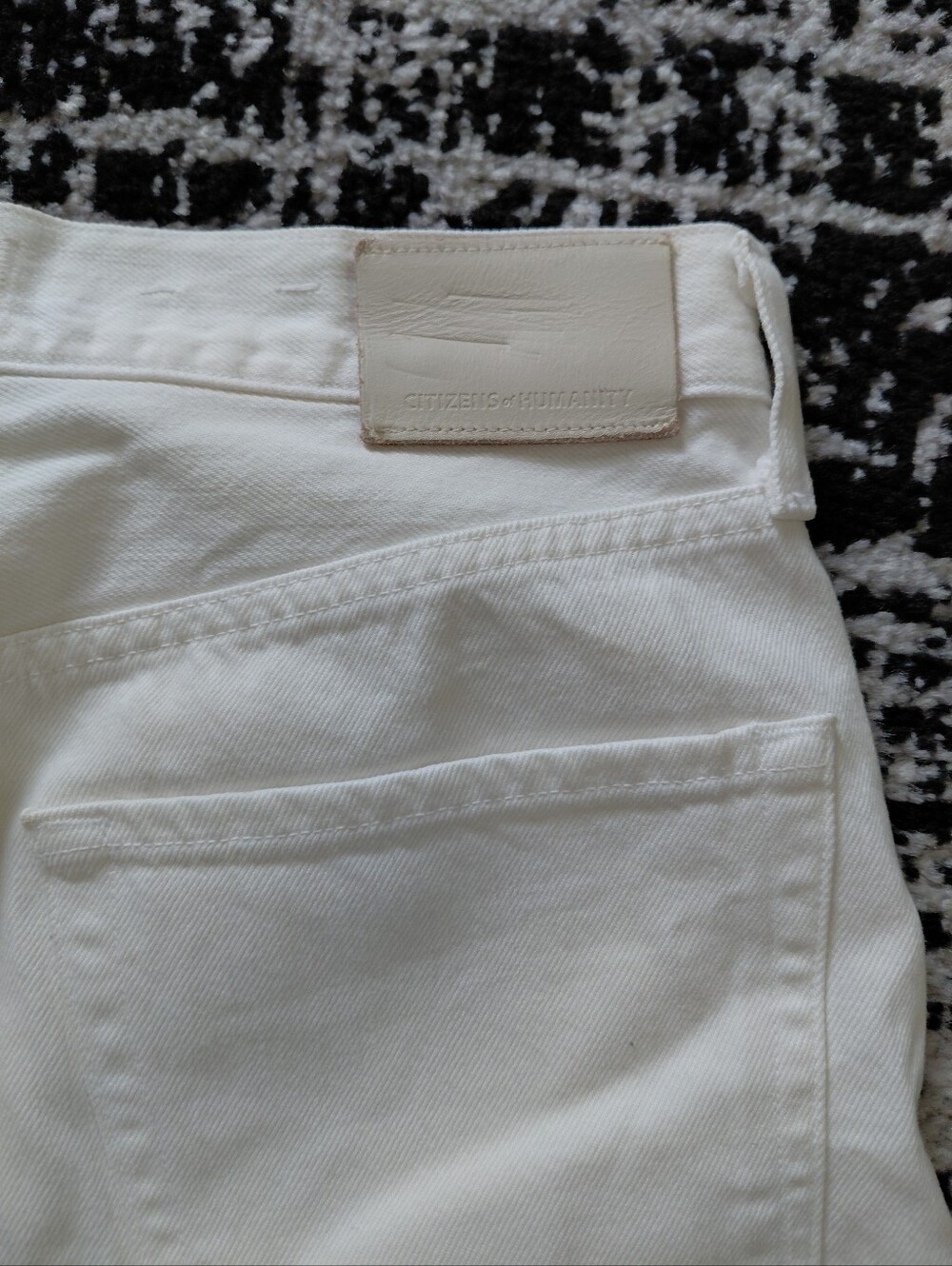 Citizens of Humanity Ayla Baggy Jeans 27 Crescent White Premium Vintage Wide Leg - Picture 15 of 16